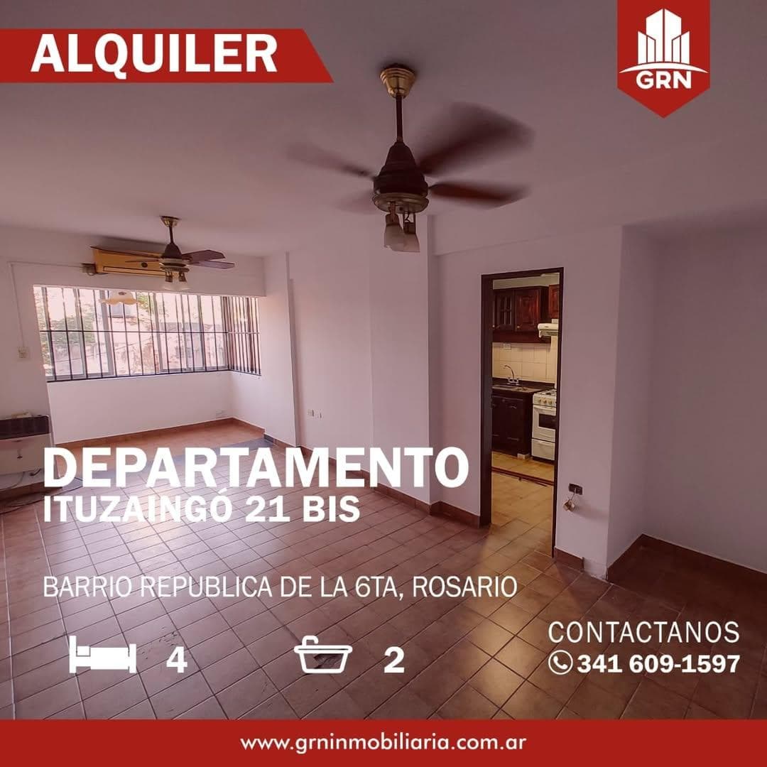 Departamento 4 dormitorios Rep. de la 6ta - 1