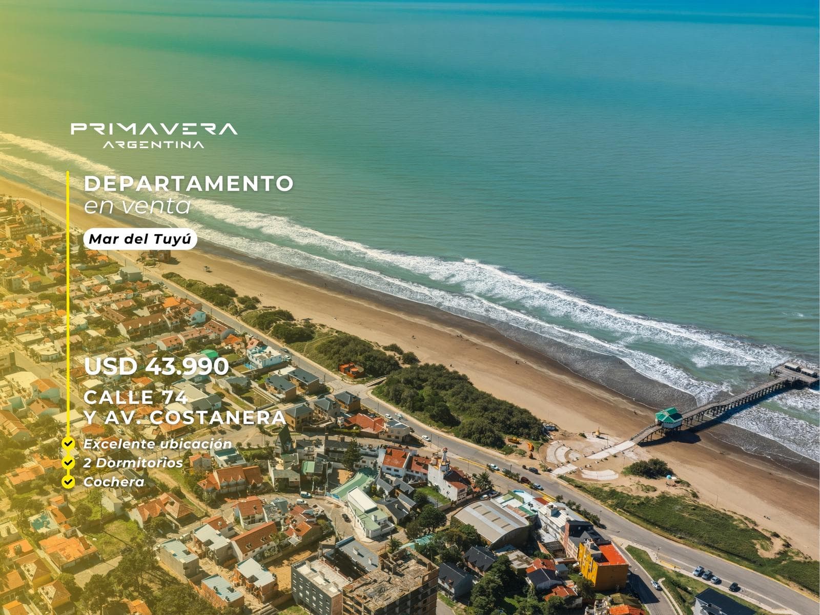 Departamento en Mar Del Tuyu - 1