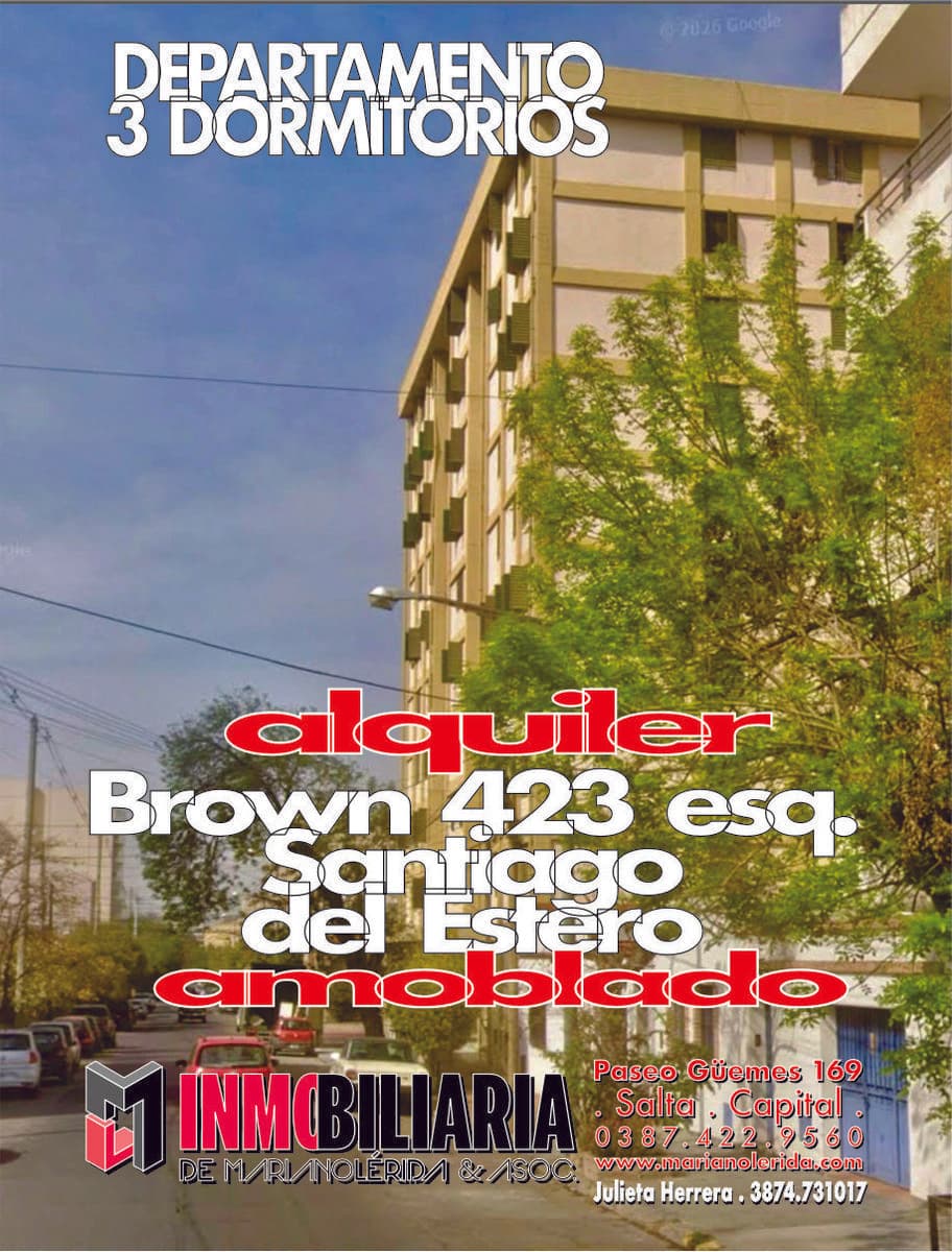 Departamento 3 dormitorio amoblado - 1