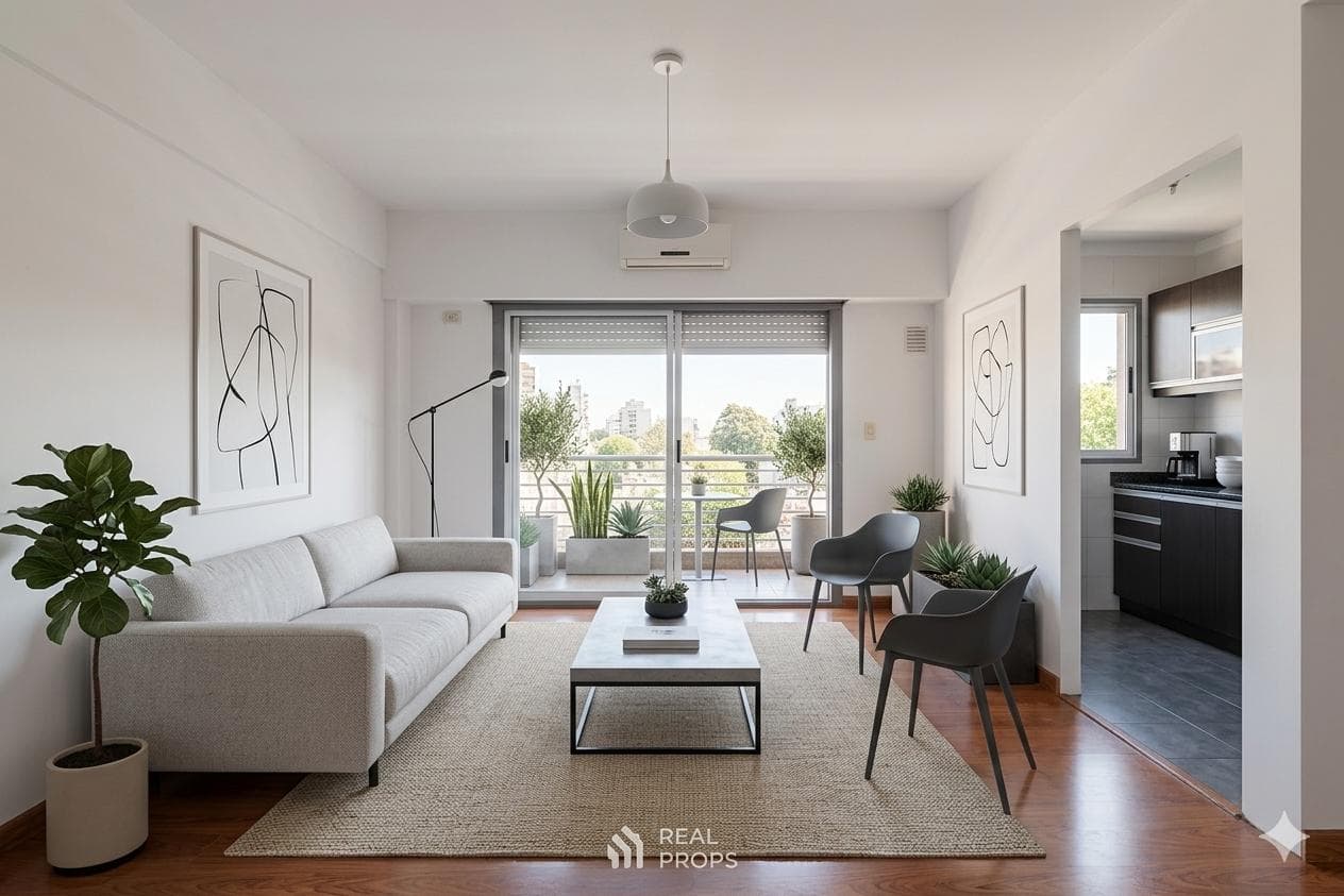 Alquiler Departamento 2 Ambientes en Chacarita - Luminoso con Balcón corrido - 1