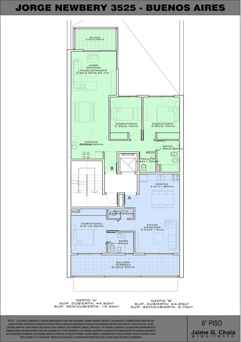 Departamento - Chacarita - 1