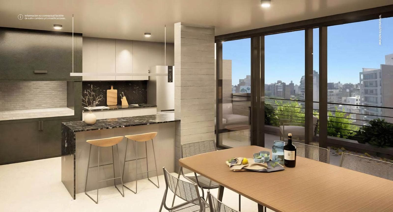 Departamento de dos dormitorios en barrio Martin - 1