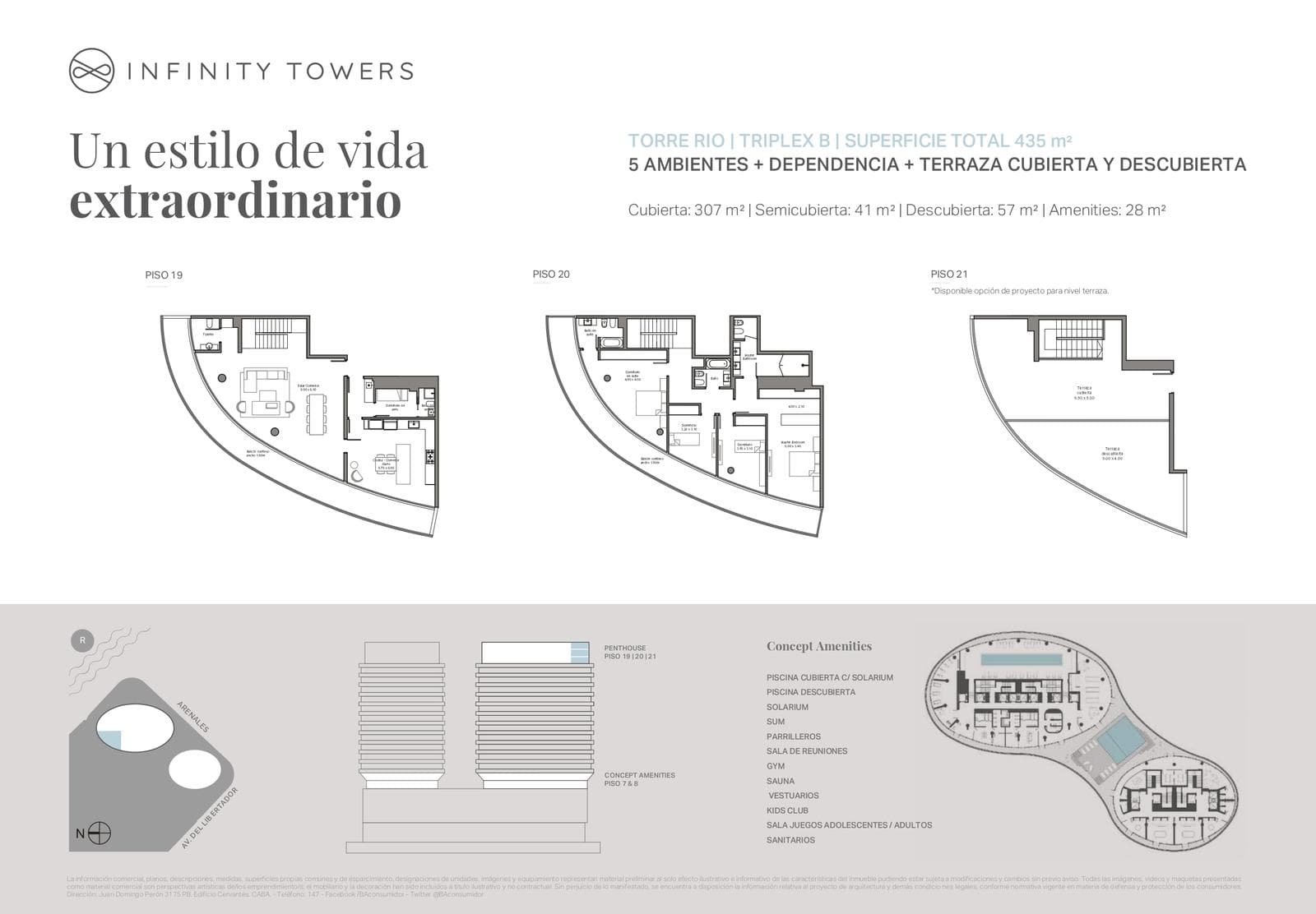 triplex 6 ambientes infinity towers - 1