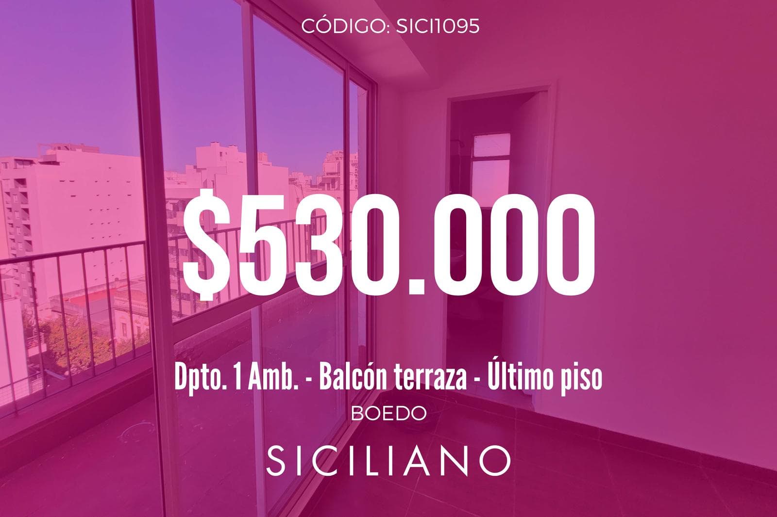 Departamento en Boedo - 1