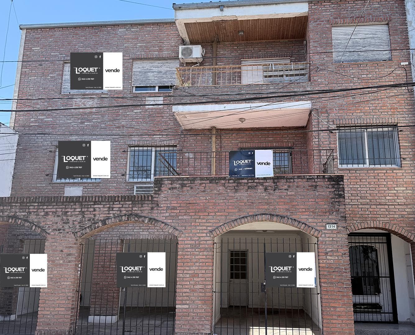 Bloque - 5 departamentos y 3 cocheras - 1