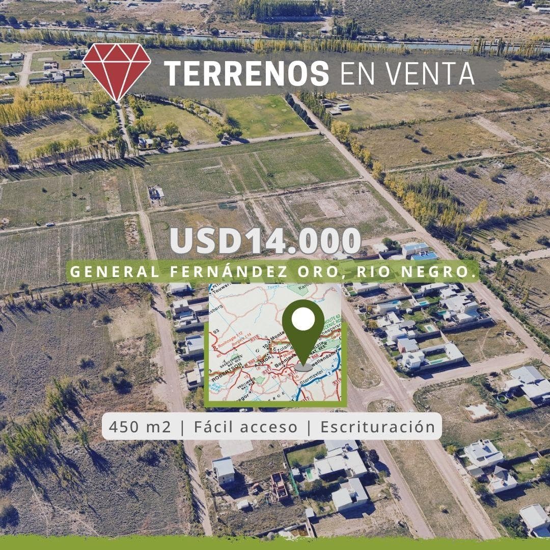 Terreno en General Fernandez Oro - 1