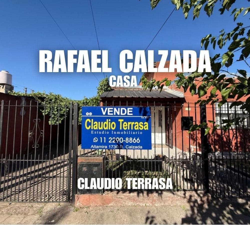 CASA EN VENTA EN R. CALZADA - 1