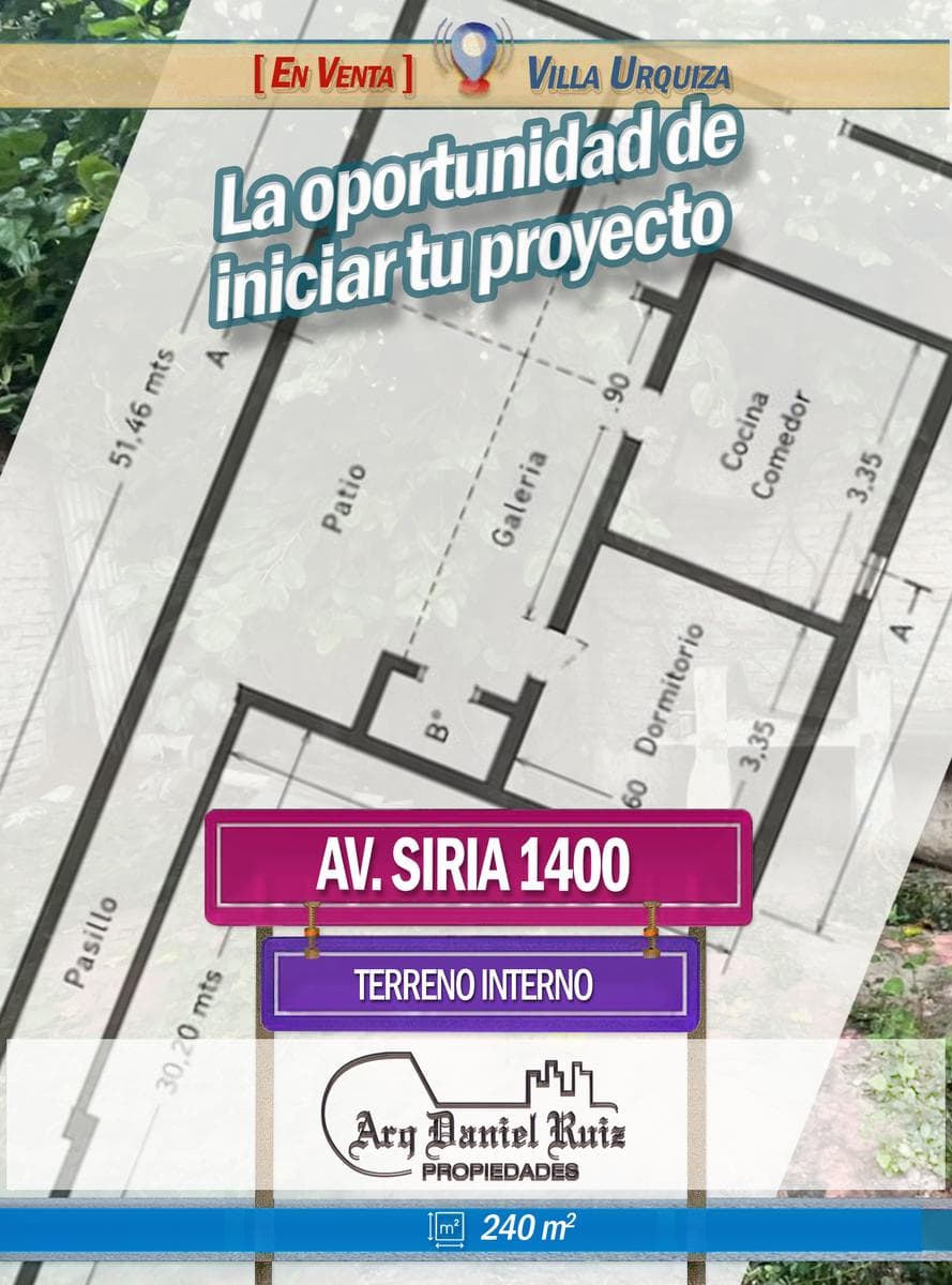 Terreno en Av. Siria al 1400 - 1