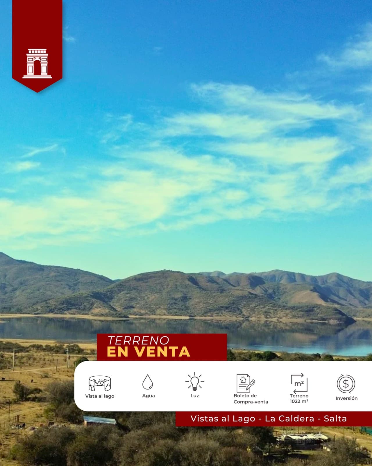 Terreno en Vistas al Lago - La Caldera - 1