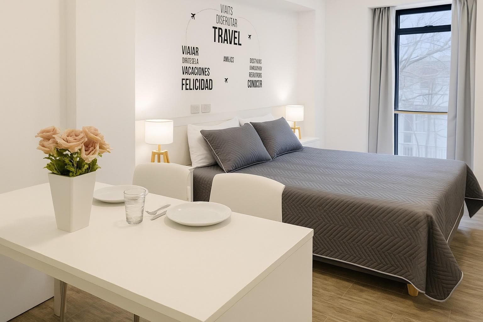 MONOAMBIENTES AMOBLADOS Y EQUIPADOS - ESTADIA MINIMA 1 MES - PALERMO CHICO - 1