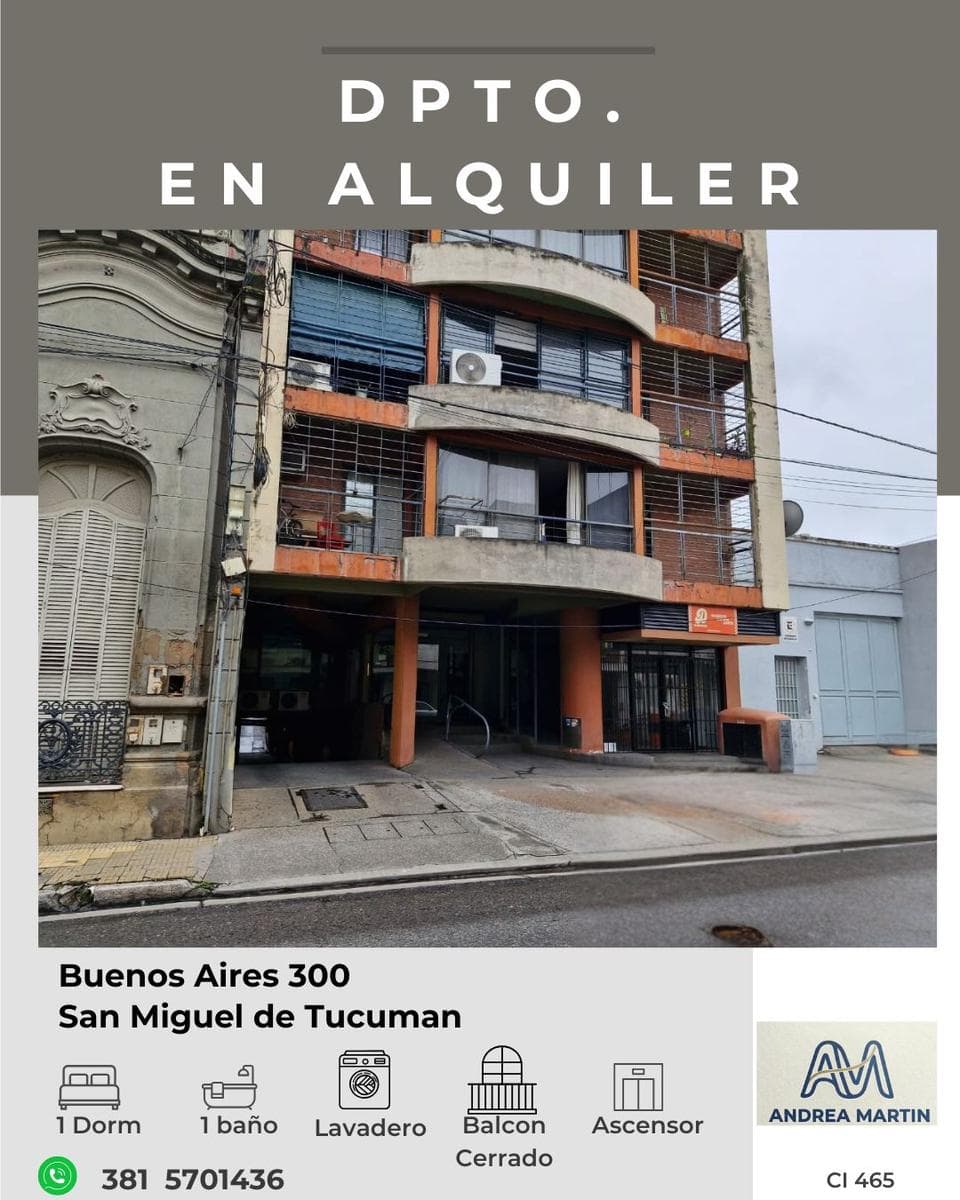 Dpto. Alq. Buenos Aires 300 - 1