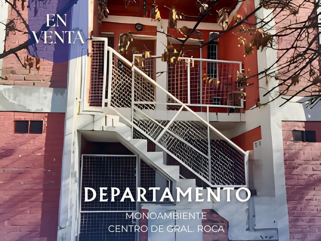 VENTA DEPARTAMENTO MONOAMBIENTE, CENTRICO GRAL ROCA - 1