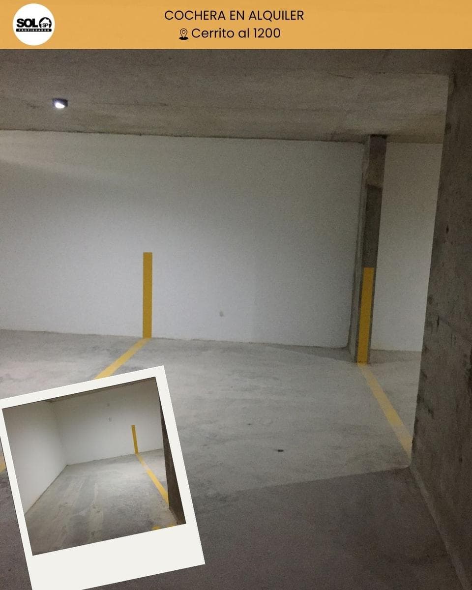 Cochera en Alquiler| Cerrito 1200 - 1