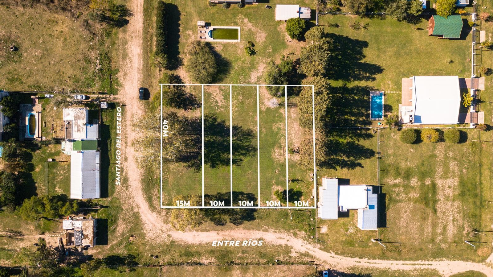 Venta terreno en Oliveros 600m2 financiado - 1