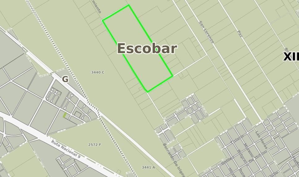 Campo (km49,5 altura instituto fleni) 50ha asfalto hasta la entrada - 2