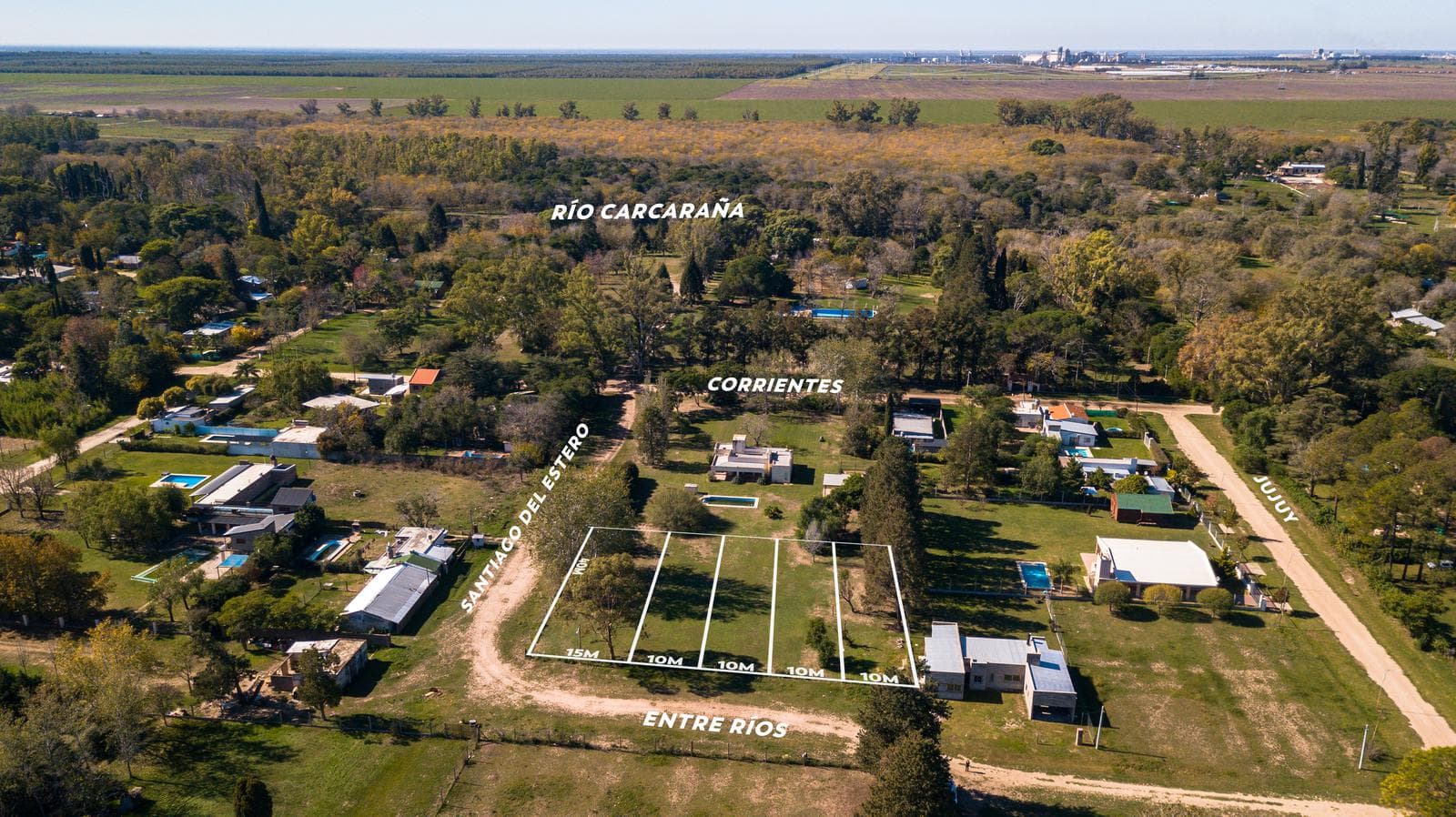 Venta Terrenos financiados 400m2 - Oliveros - 1