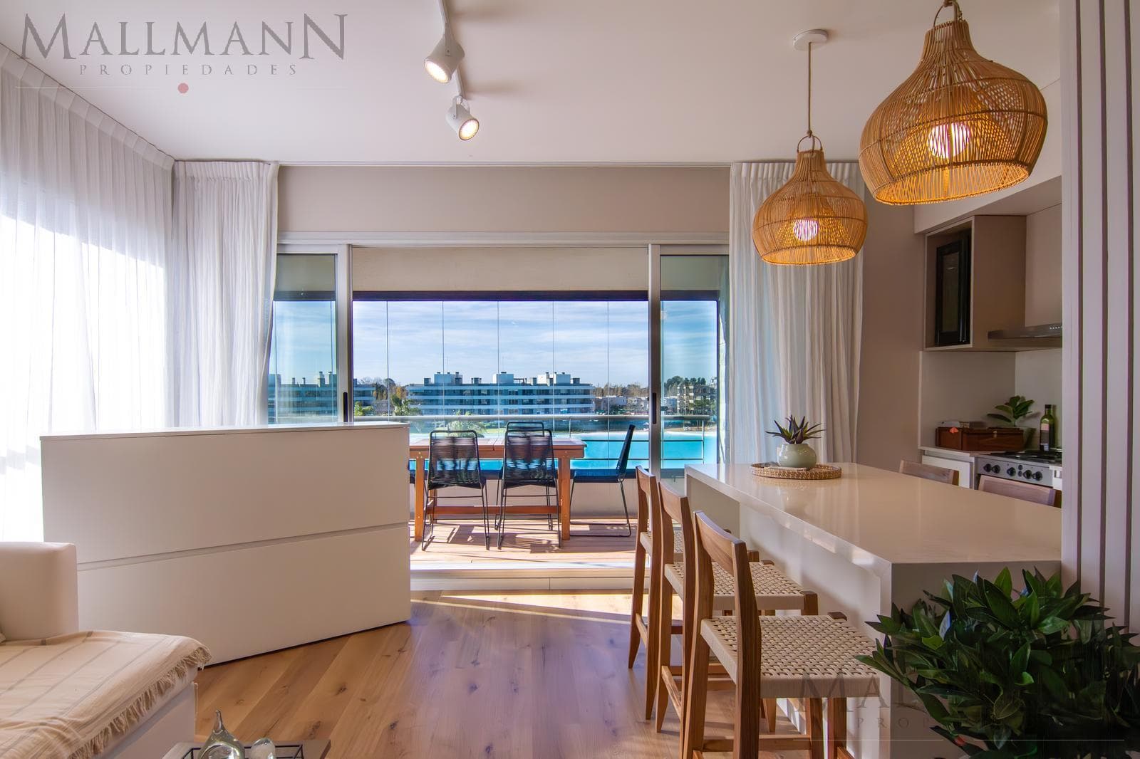 Departamento en Lagoon Pilar Alquiler Amoblado 3 Ambientes con Vista a la Laguna - 1