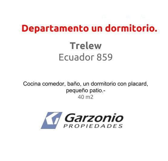 Departamento - Trelew - 1