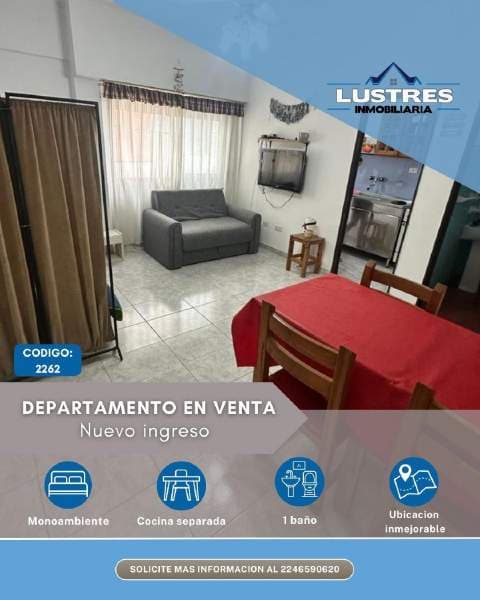DEPARTAMENTO EN PLENO CENTRO EN VENTA, SANTA TERESITA - 1
